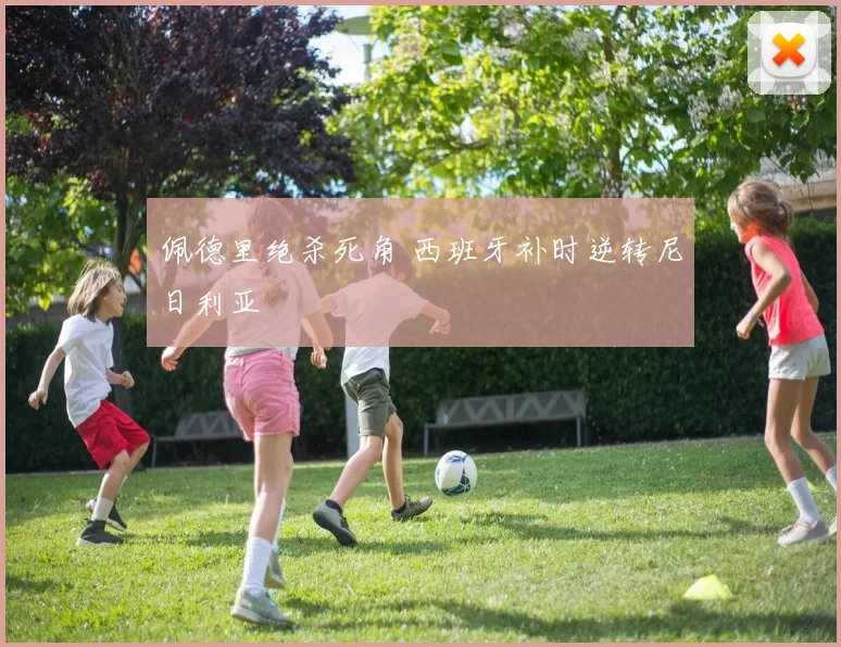佩德里绝杀死角 西班牙补时逆转尼日利亚